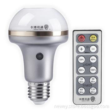 Remote control energy saving led global bulb